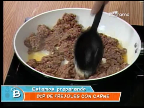 Dip de frejoles con carne