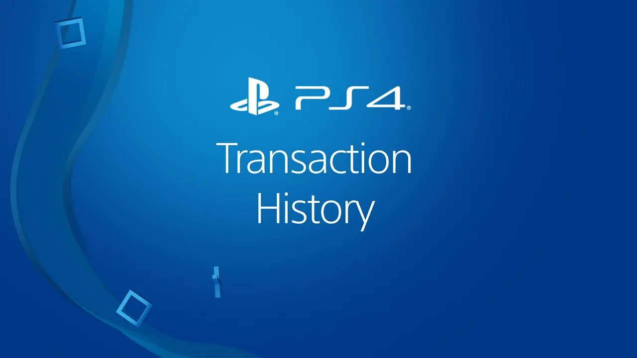 How to view transaction history on PS4 consoles