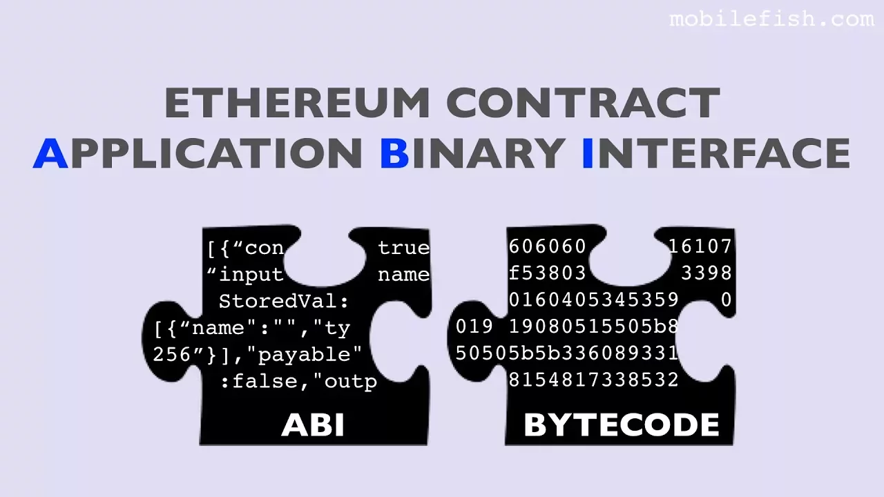 Ethereum contract Application Binary Interface