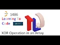 XOR Operations in an Array Python