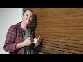How to shorten Venetian blinds