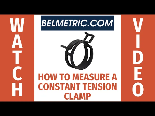 How to Measure a Constant Tension Clamp