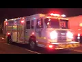 UNIVERSITY HOSPITAL EMS HEAVY RESCUE EMS AMBULANCE RESPONDING ON BROAD STREET NEWARK NEW JERSEY