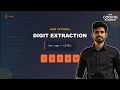 Digit Extraction of Integer using while loop Java