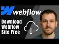 Webflow How to Download Your Site for Free No Paid Plan Needed