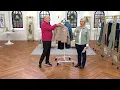 Denim Co Printed or Solid Comfy Knit Denim Jacket on QVC