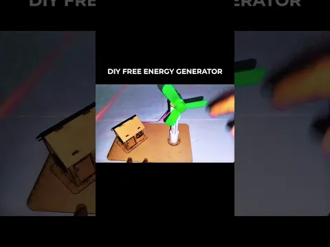 DIY Free Energy Generator at Home ⚡ #shorts