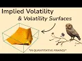 Implied Volatility Volatility Surfaces Quantitative Finance
