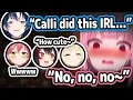 Download Lagu Ao-Kun Exposed Calli's Cute IRL Moment To Whole Lobby and Made Her Embarrassed【Hololive】