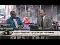 Deion Sanders joins First Take His case for Shedeur to the TOP QB talks w the Cowboys MORE