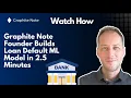 Build a Loan-Default ML Model in 7 Minutes No Code End-to-End Demo