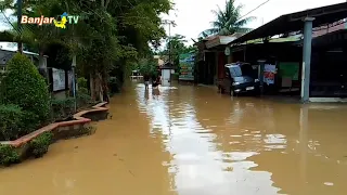banjir rendam sebagian wilayah di kabupaten hss