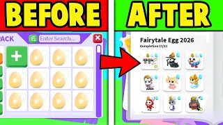 I Opened 100 Fairytale Eggs in Adopt Me!