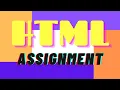HTML ASSIGNMENT 1
