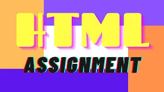 HTML ASSIGNMENT 1