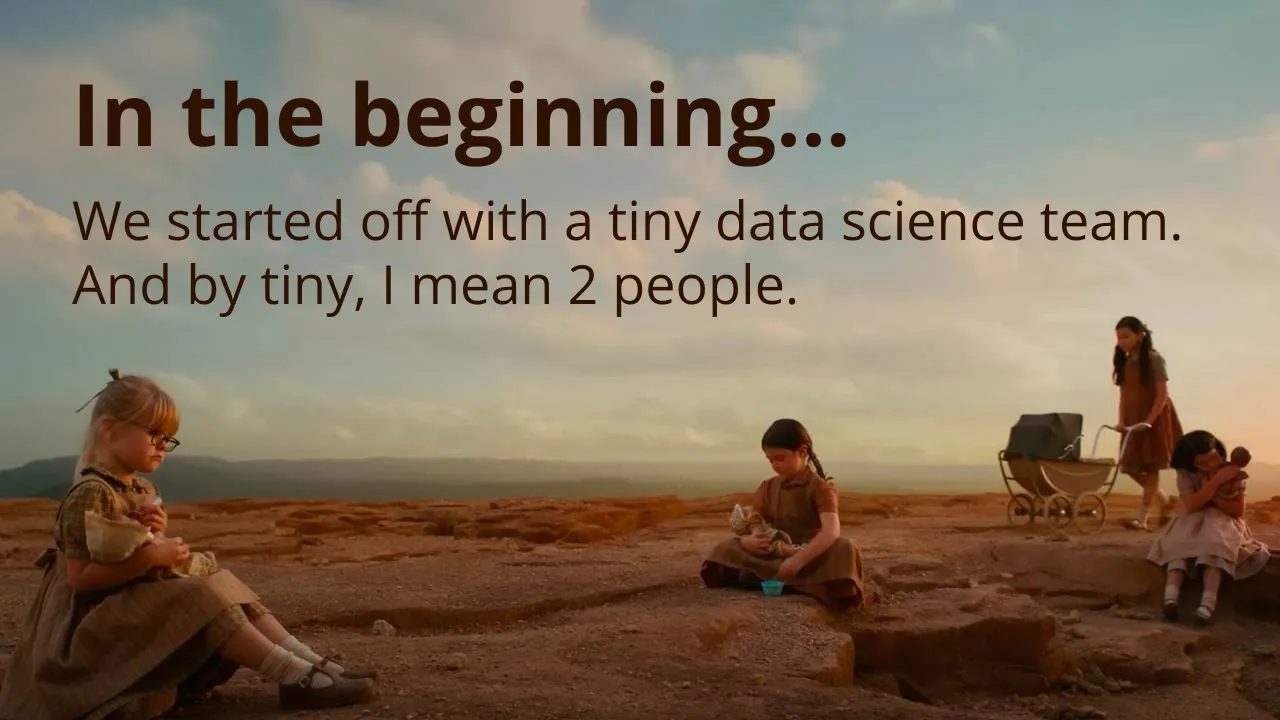 Image from The 'I' in Team: Peer-to-Peer Best Practices for Growing Data Science Teams