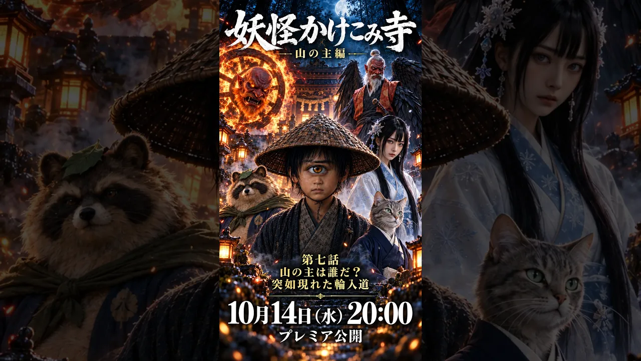AI Movie "Yokai Kakekomi-dera" Premiere!