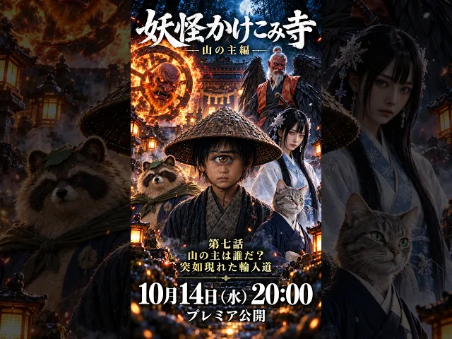 AI Movie "Yokai Kakekomi-dera" Premiere!