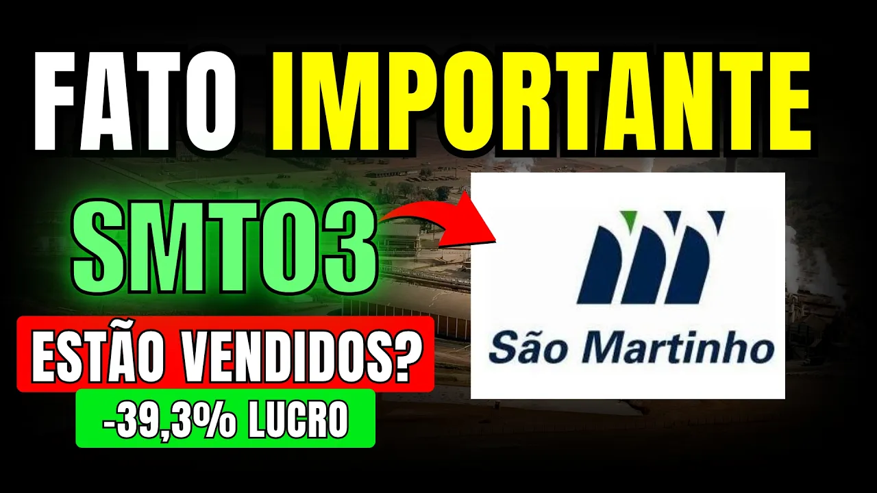 SMTO3: QUEDA DE 40% NO LUCRO...E AGORA?