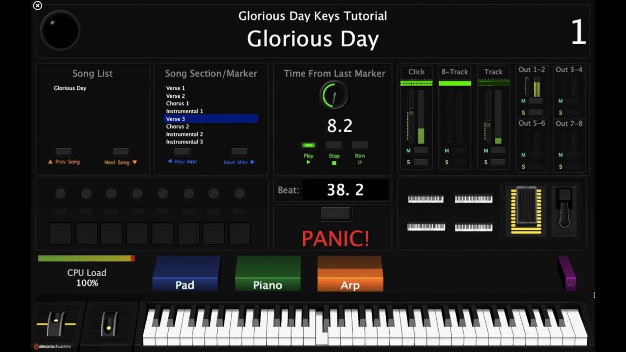 Glorious Day Keys Tutorial (Passion)