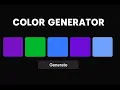Build This Aesthetic Color Palette Generator with Just HTML CSS JS 8 minutes