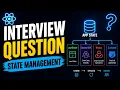 React Interview Question What is State Management useState Context Redux Zustand