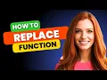How to Use Excel s Replace Function in Just 2 Minutes