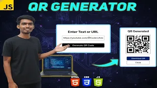 QR Code Generator using html css and javascript How to make a qr code generator in html
