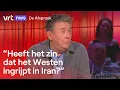 Lagu Darya Safai en Rudi Vranckx over het protest in Iran