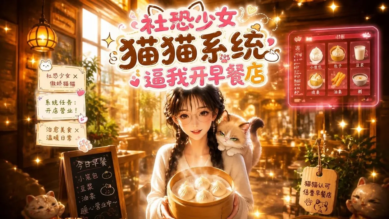社恐少女猫猫系统逼我开早餐店