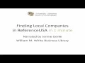 Finding Local Companies in Reference USA in 1 minute