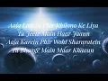 Lagu Tera Yaar Hoon Main | (Lyrical Video) | Sonu Ke Titu Ki Sweety | Arijit Singh Rochak Kohli |