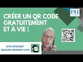 Creer un QR Code illimite gratuitement - QRCode Monkey