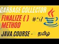 Garbage Collection in Java Finalize Method Java Course in Tamil Ganesh Teaching Studio