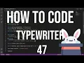 how to code racket - 47 typewriter big-bang with structs