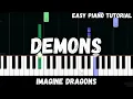 Download Lagu Imagine Dragons - Demons (Easy Piano Tutorial)