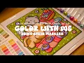 Color with me ASMR Fuzzy In Love Southern Lotus using Ohuhu markers