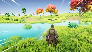 برمجة وتطوير عالم يشبه فورت نايت 