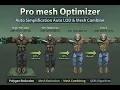 How to optimize 3d models for unity games