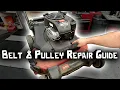 Toro TimeMaster Fix - Replace Synchronous Blade Belt PTO Belt Upgrade Idler Pulleys The Right Way