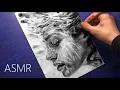 Download Lagu ASMR Underwater Portrait Drawing with Charcoal - No Talking