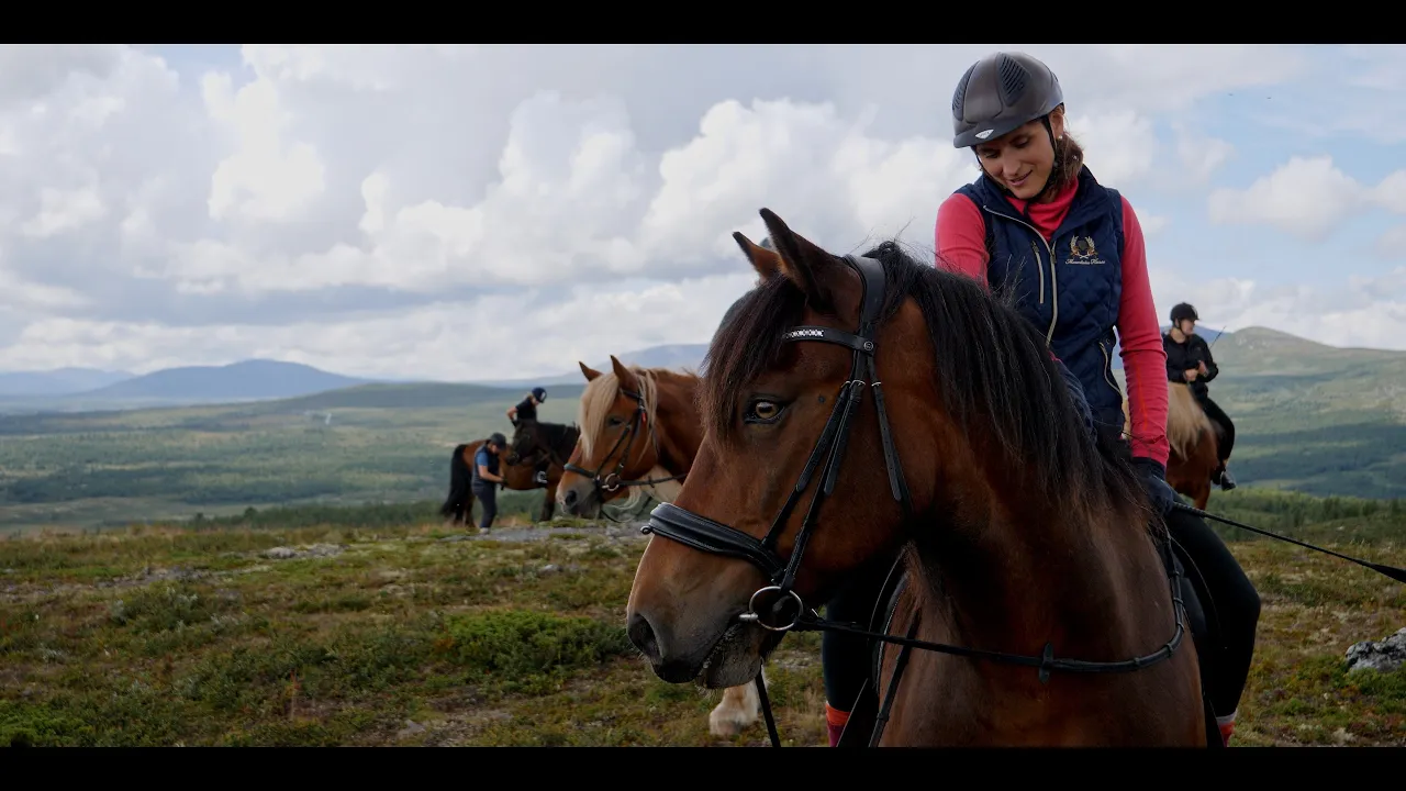 Beautiful horseback trip at Peer Gynt Rideleir