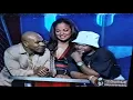 MIKE TYSON challenges ROY JONES at the SOURCE AWARDS 2003