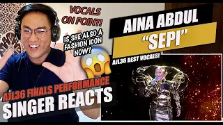 Aina Abdul - Sepi #AJL36 | SINGER REACTION