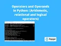 Python Tutorial - Operators in Python and how to use them in your programs