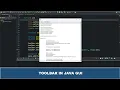 Java GUI Tutorial - Create A ToolBar Using JToolBar Class In Java GUI Swing