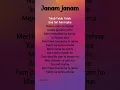 Download Lagu Janam Janam Lyrics #lyrics  #janamjanam #song