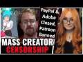 MASSIVE Creator Censorship YouTubers Artists Accounts SHUT DOWN After Worldwide Content Crackdown