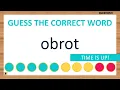 Scrambled Word Game Can You Unscramble These Words 5 Letters