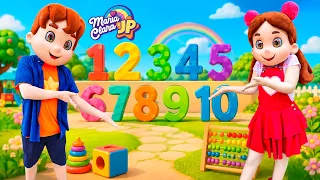 Maria Clara e JP Aprendem a Contar de 1 a 10!
